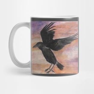 Raven Sunset Mug